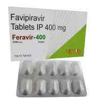Фото Фавипиравир (Feravir-400) 400мг :: Арепливир аналог :: таблетки №10