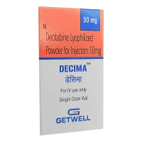 Фото Децитабин Decima 50мг лиофилизат для инф. 1шт