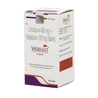 Фото Велакаст :: Софосбувир + Велпатасвир (Velakast) таблетки 400+100мг 28шт.