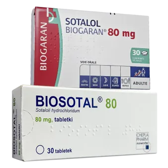 Биосотал :: Соталол Биогран Франция табл. 80мг №30