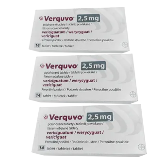 Веркуво (европейское название Адемпас 2.5) Verquvo ЕС!! Риоцигуат таблетки 2,5 мг №42